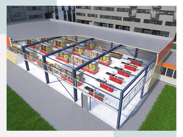 Строительство магазинов в Карасук от 609 руб. за м²