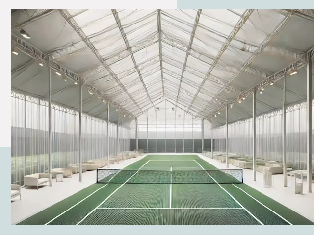 Строительство теннисных кортов в Карасук