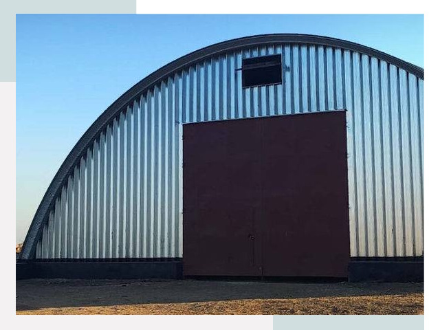 Бескаркасные ангары в Карасук