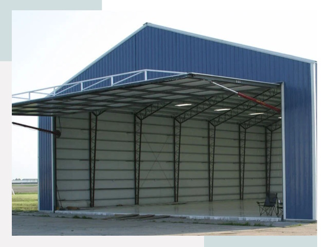 Прямо стенные ангары в Карасук