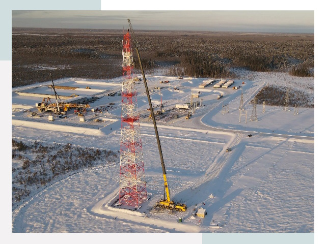 Мачты связи в Карасук