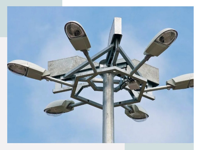 Монтаж осветительных мачт в Карасук