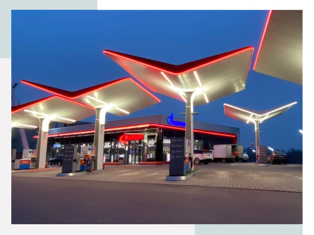 Навесы для АЗС в Карасук