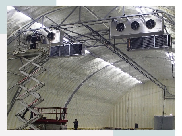 Оснащение ангаров в Карасук