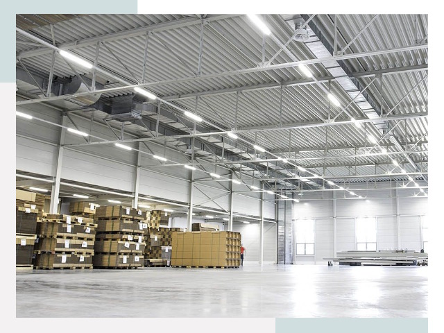 Освещение ангаров в Карасук