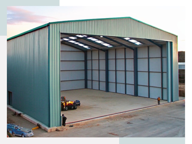 Строительство ангаров в Карасук