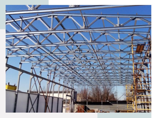 Металлокаркасы для складов в Карасук